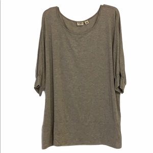 Cato Gray with Silver Threading Blouse